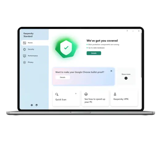 Kaspersky Premium: real-time protection